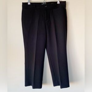 Banana Republic Logan Crop Trousers Black Size 8 Short Petite Career Business